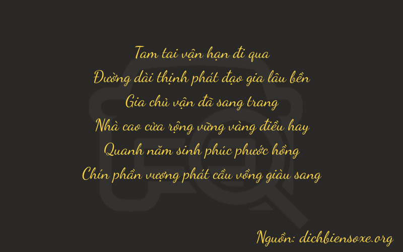 Thơ dịch biển số xe 38159