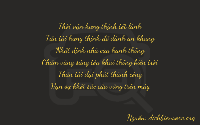 Thơ dịch biển số xe 38161