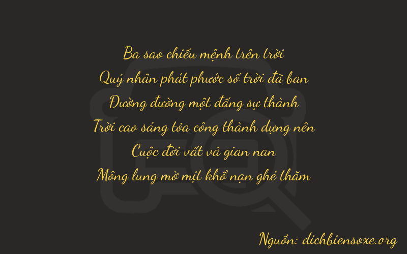 Thơ dịch biển số xe 38174