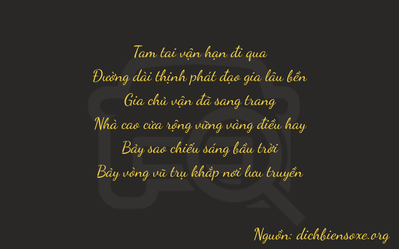Thơ dịch biển số xe 38177