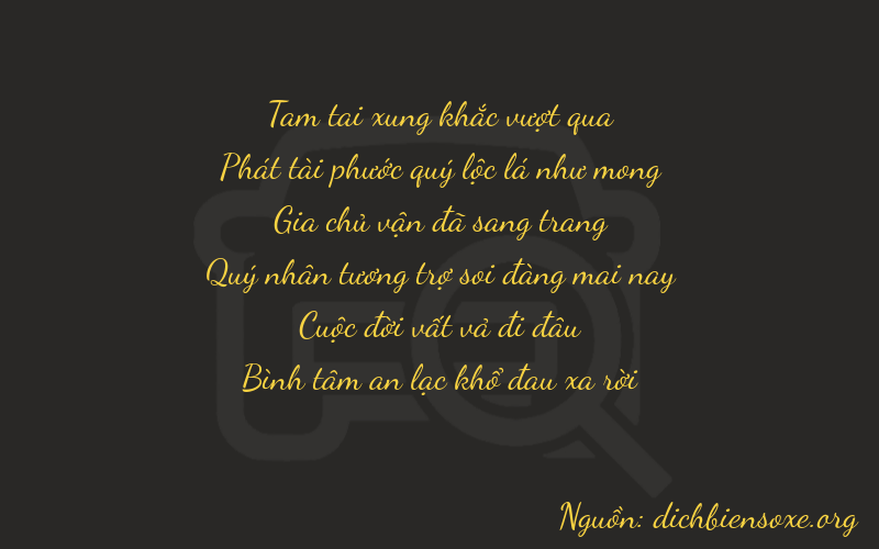 Thơ dịch biển số xe 38178