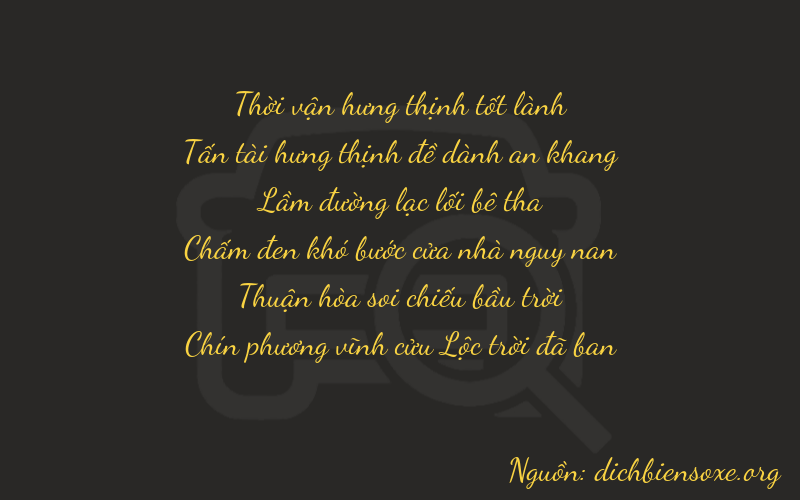 Thơ dịch biển số xe 38179