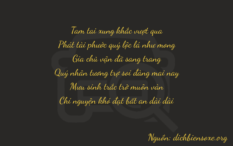 Thơ dịch biển số xe 38187