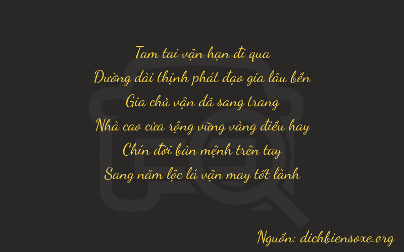 Thơ dịch biển số xe 38195