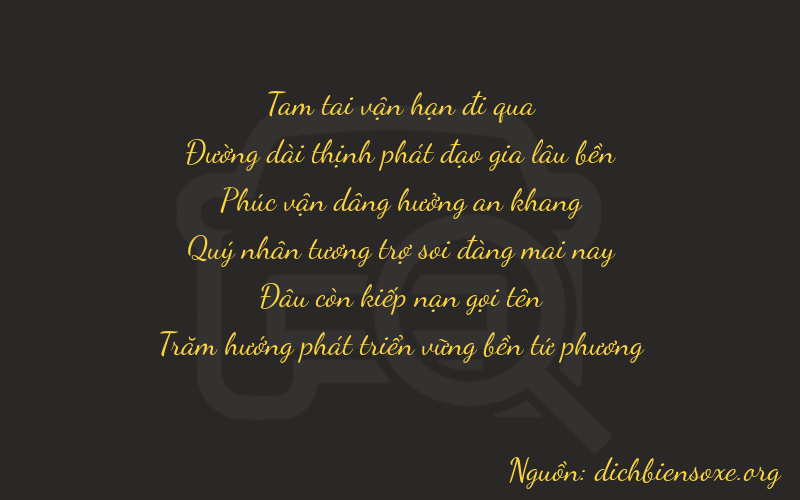 Thơ dịch biển số xe 38204