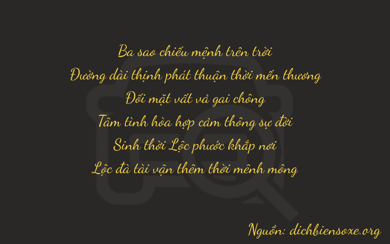 Thơ dịch biển số xe 38256
