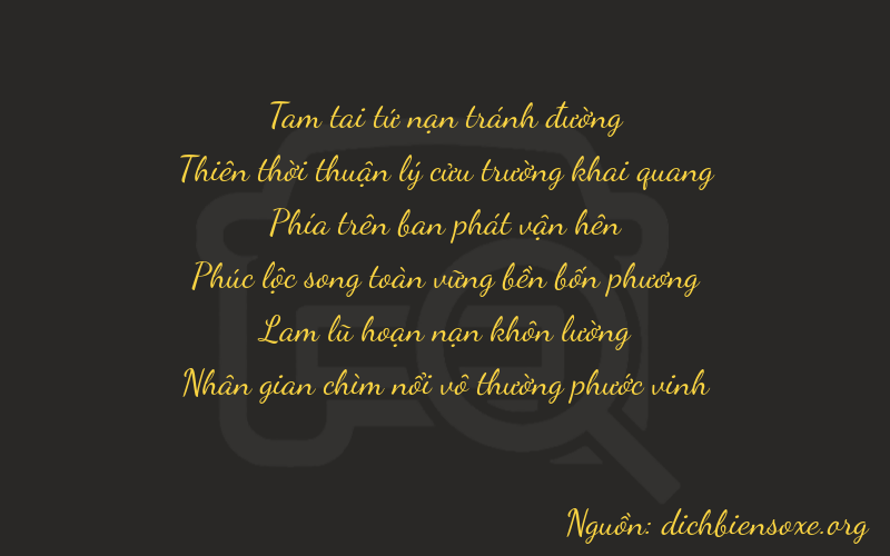 Thơ dịch biển số xe 39914