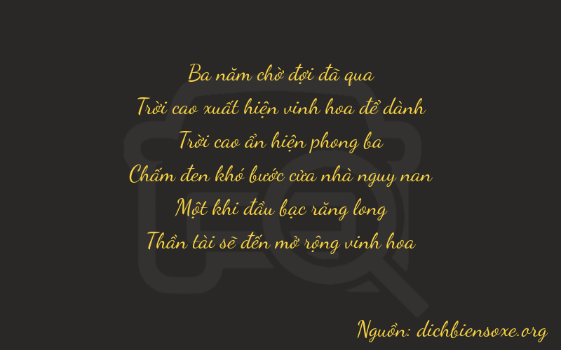 Thơ dịch biển số xe 39918