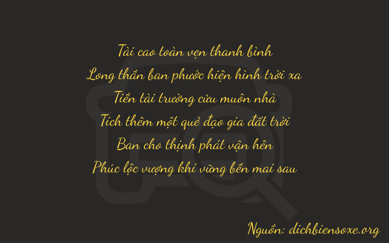 Thơ dịch biển số xe 39926
