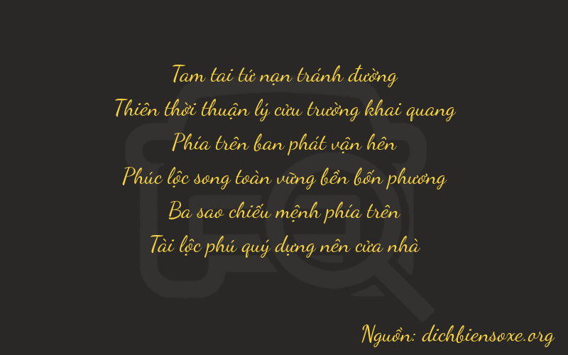Thơ dịch biển số xe 39932