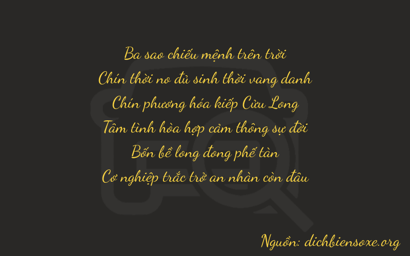Thơ dịch biển số xe 39949