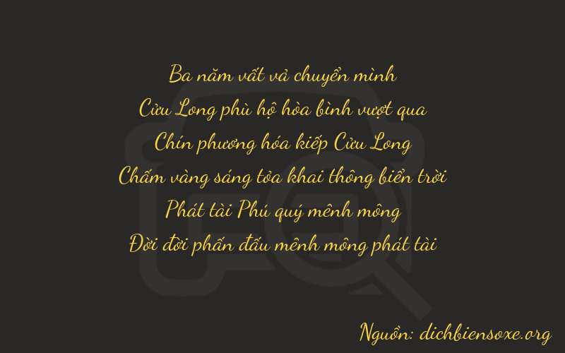 Thơ dịch biển số xe 39983