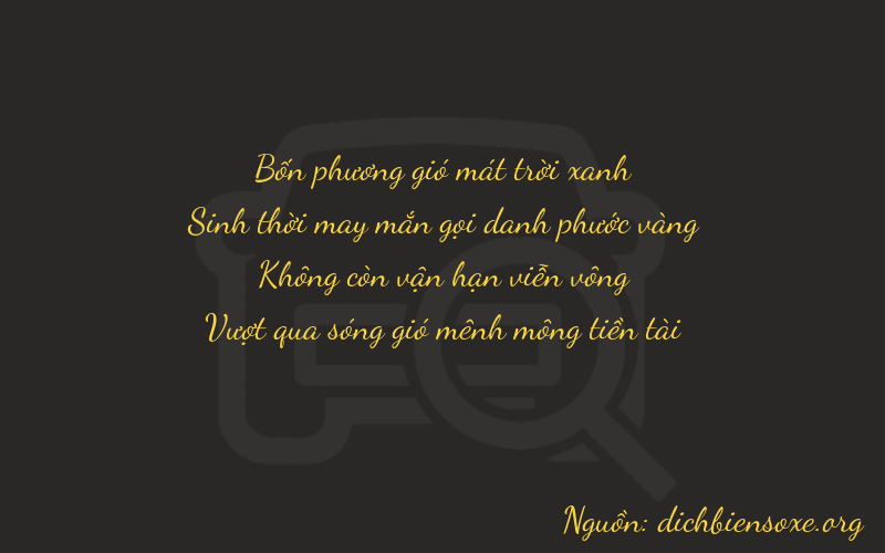 Thơ dịch biển số xe 4003