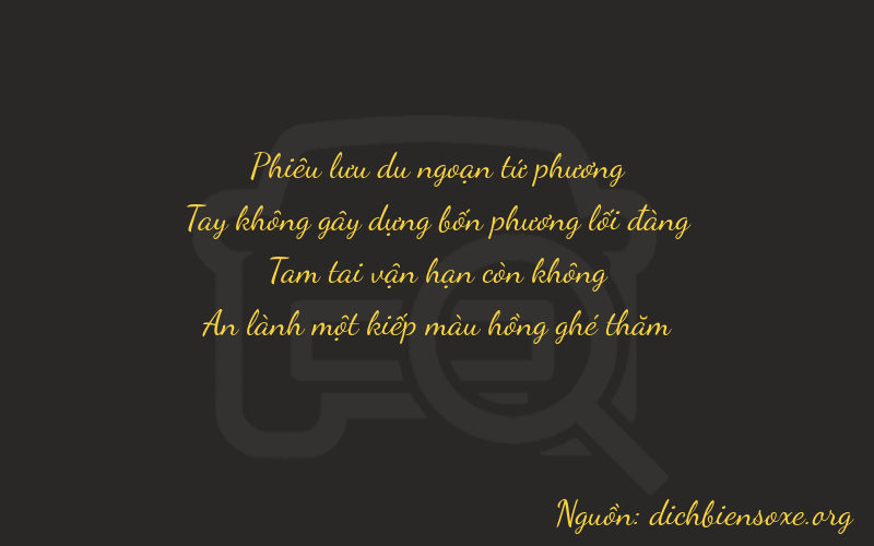 Thơ dịch biển số xe 4031