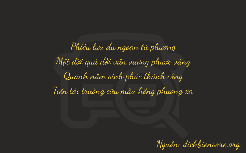 Thơ dịch biển số xe 4159