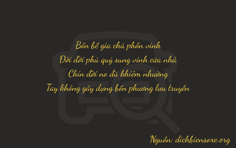 Thơ dịch biển số xe 4190