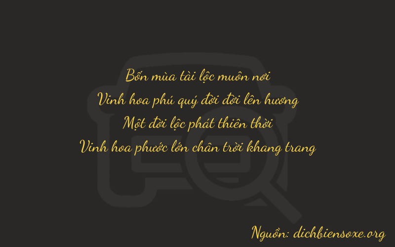 Thơ dịch biển số xe 4212