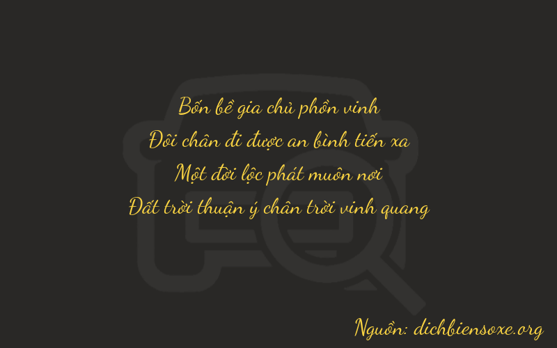 Thơ dịch biển số xe 4218