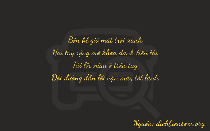 Thơ dịch biển số xe 4282