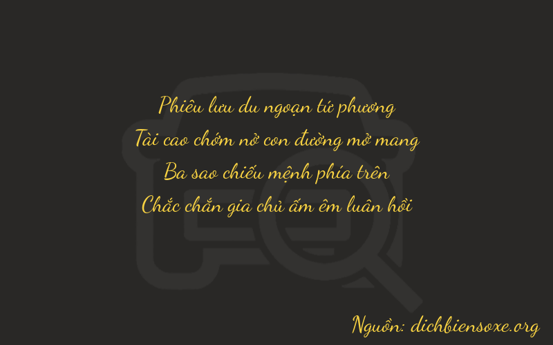 Thơ dịch biển số xe 4331