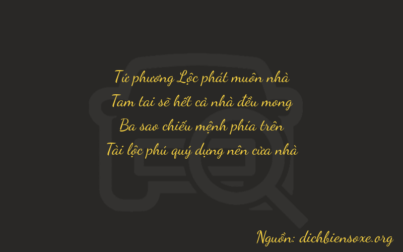 Thơ dịch biển số xe 4332