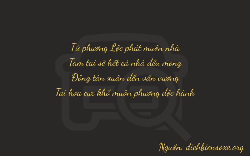 Thơ dịch biển số xe 4341