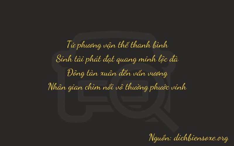 Thơ dịch biển số xe 4344