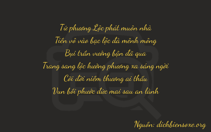 Thơ dịch biển số xe 40347