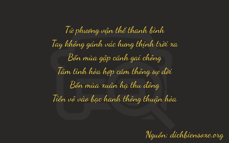 Thơ dịch biển số xe 40440