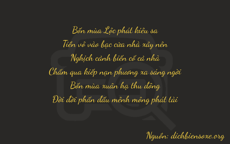 Thơ dịch biển số xe 40443