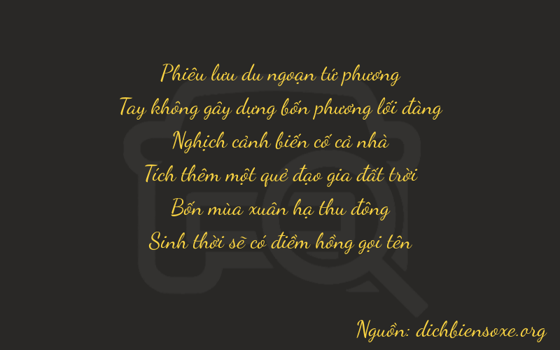 Thơ dịch biển số xe 40445
