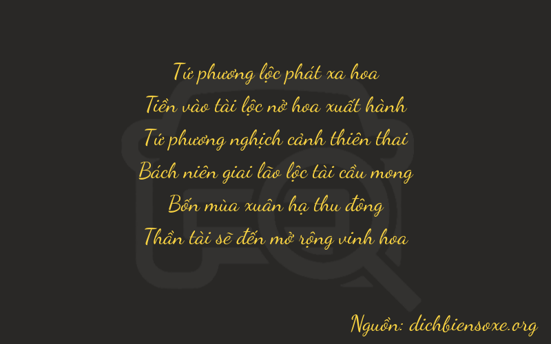 Thơ dịch biển số xe 40448