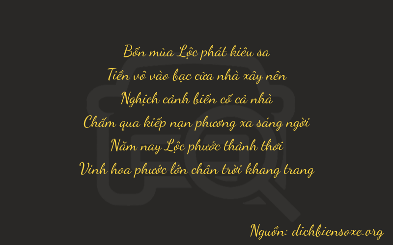 Thơ dịch biển số xe 40452