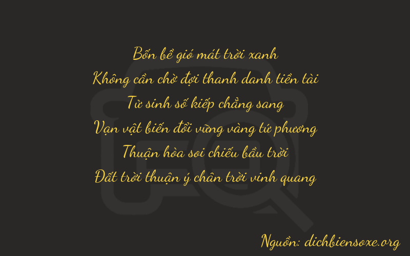 Thơ dịch biển số xe 40478
