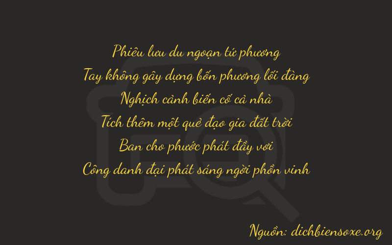 Thơ dịch biển số xe 40481