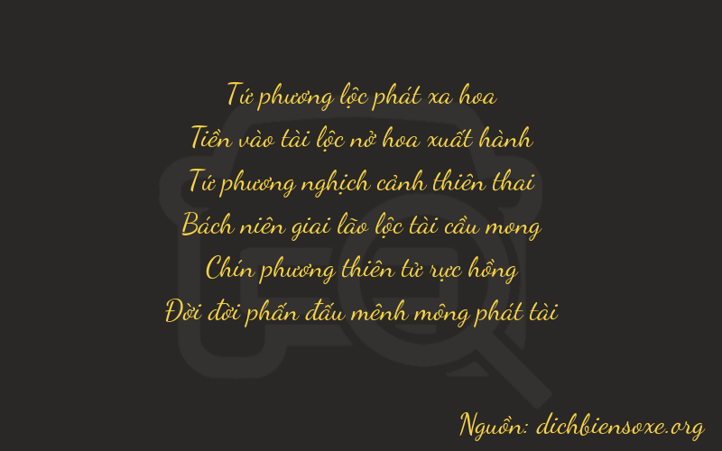 Thơ dịch biển số xe 40493