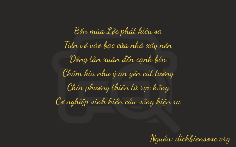 Thơ dịch biển số xe 40497