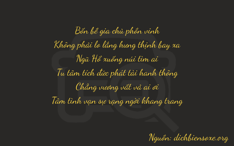 Thơ dịch biển số xe 40504