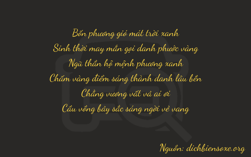 Thơ dịch biển số xe 40507