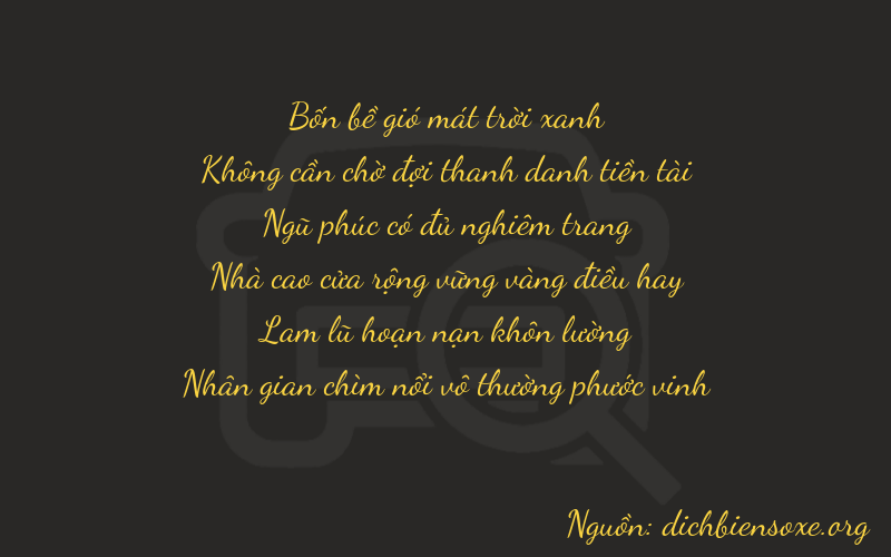Thơ dịch biển số xe 40514