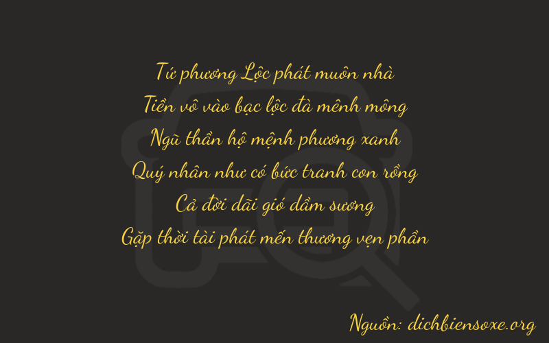Thơ dịch biển số xe 40518