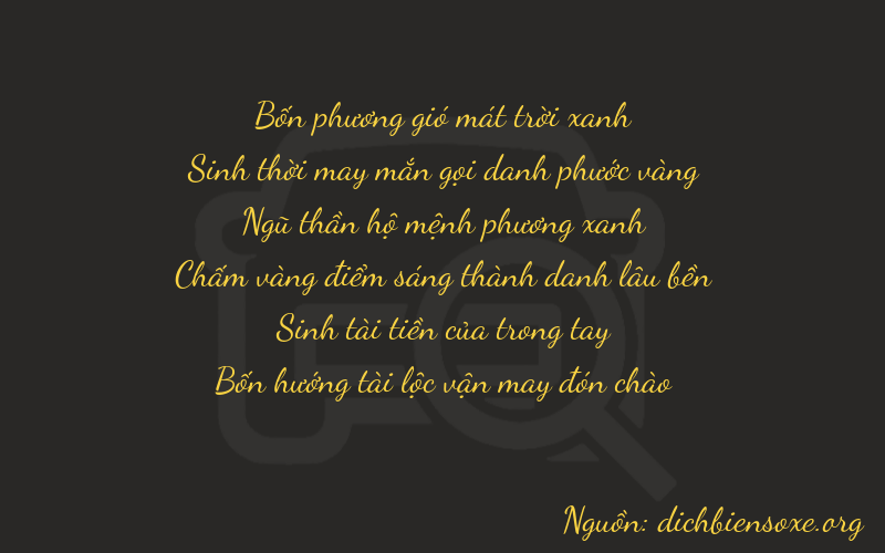 Thơ dịch biển số xe 40534