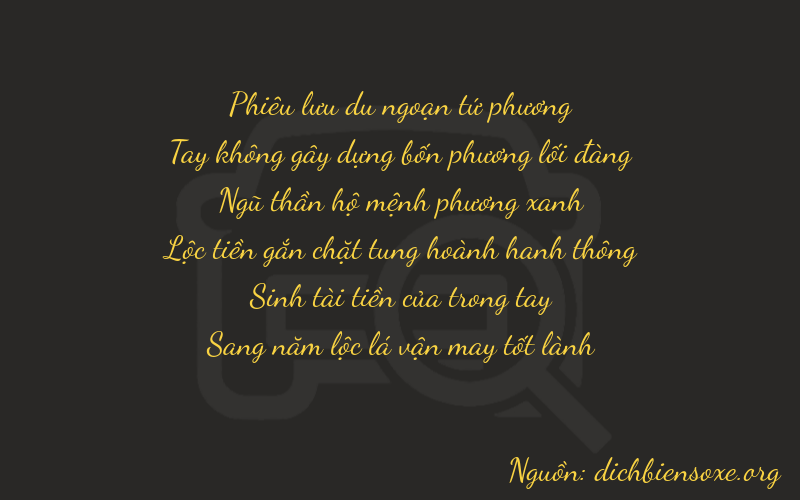 Thơ dịch biển số xe 40535