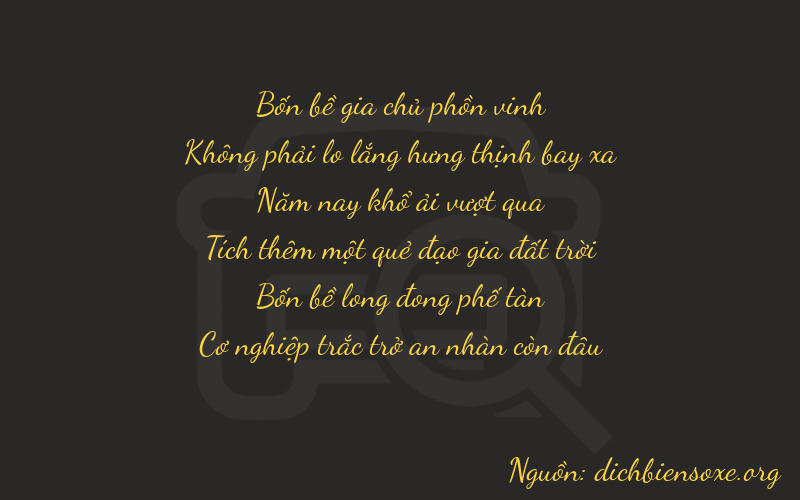Thơ dịch biển số xe 40549