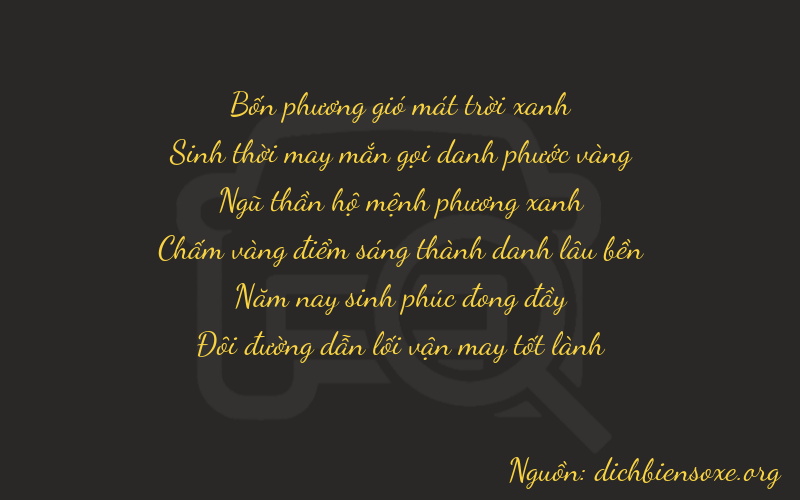 Thơ dịch biển số xe 40552