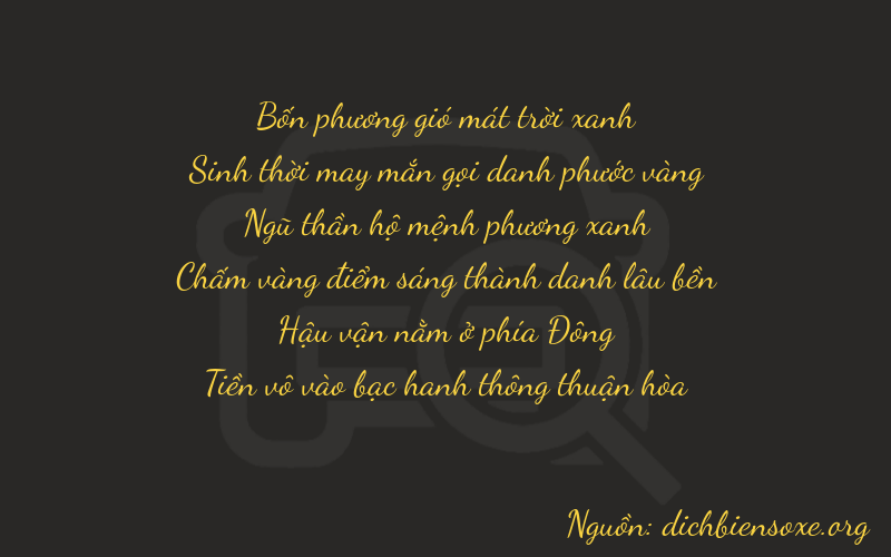 Thơ dịch biển số xe 40570