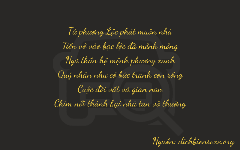 Thơ dịch biển số xe 40572