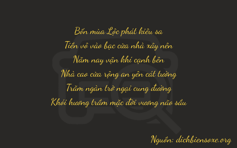 Thơ dịch biển số xe 40578