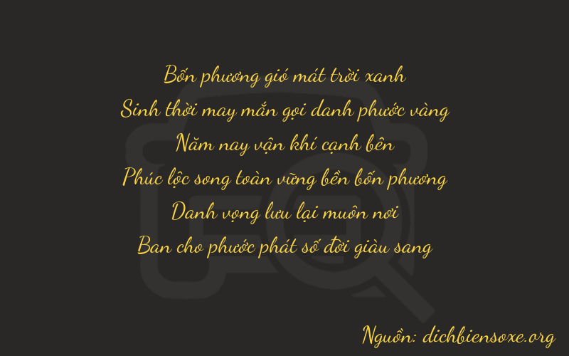 Thơ dịch biển số xe 40588