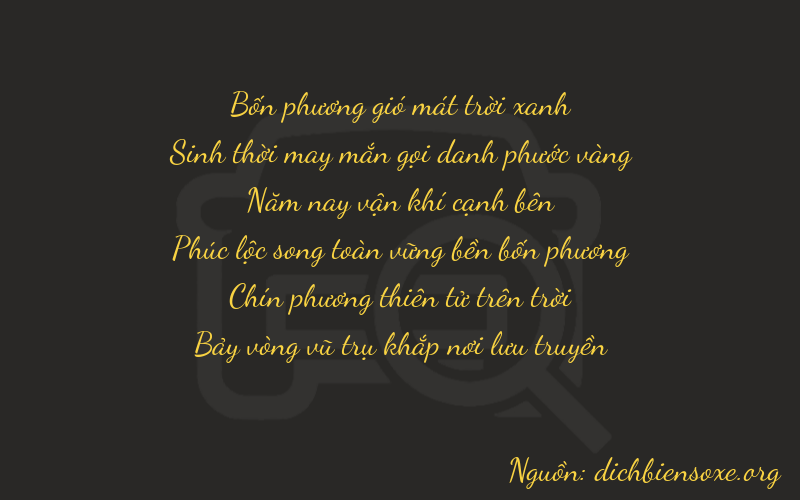 Thơ dịch biển số xe 40597